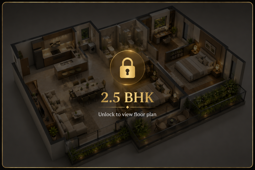 2.5 BHK Floor Plan